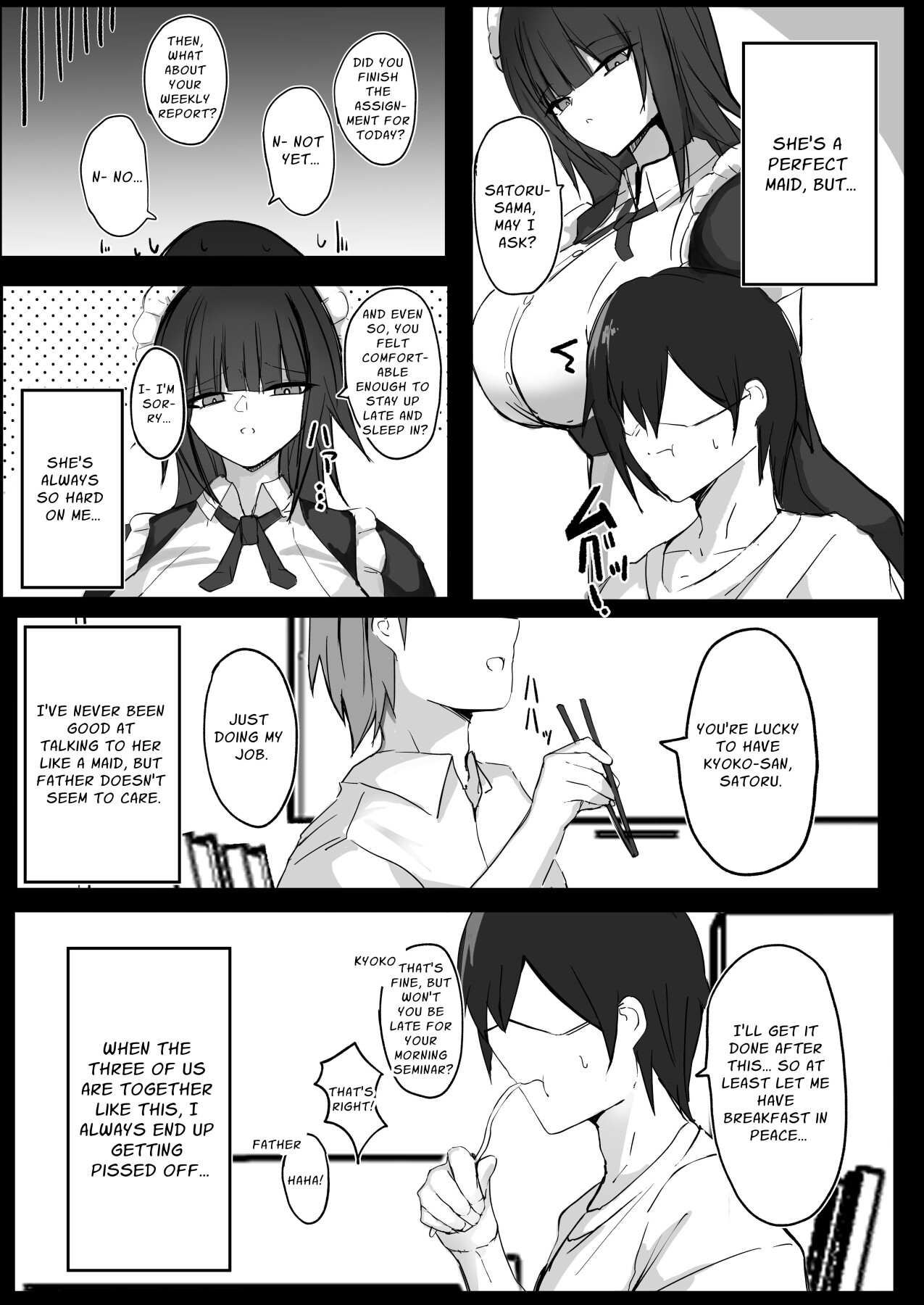 Hentai Manga Comic-I Am The Master of a J-Cup Busty Maid-Read-4